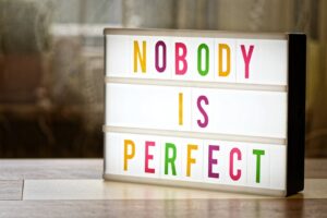 napis nobody is perfect