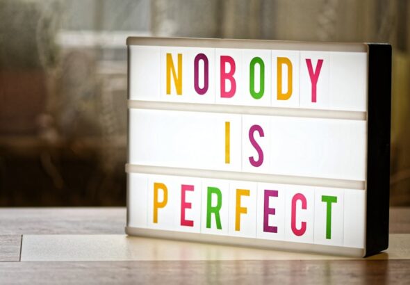 napis nobody is perfect
