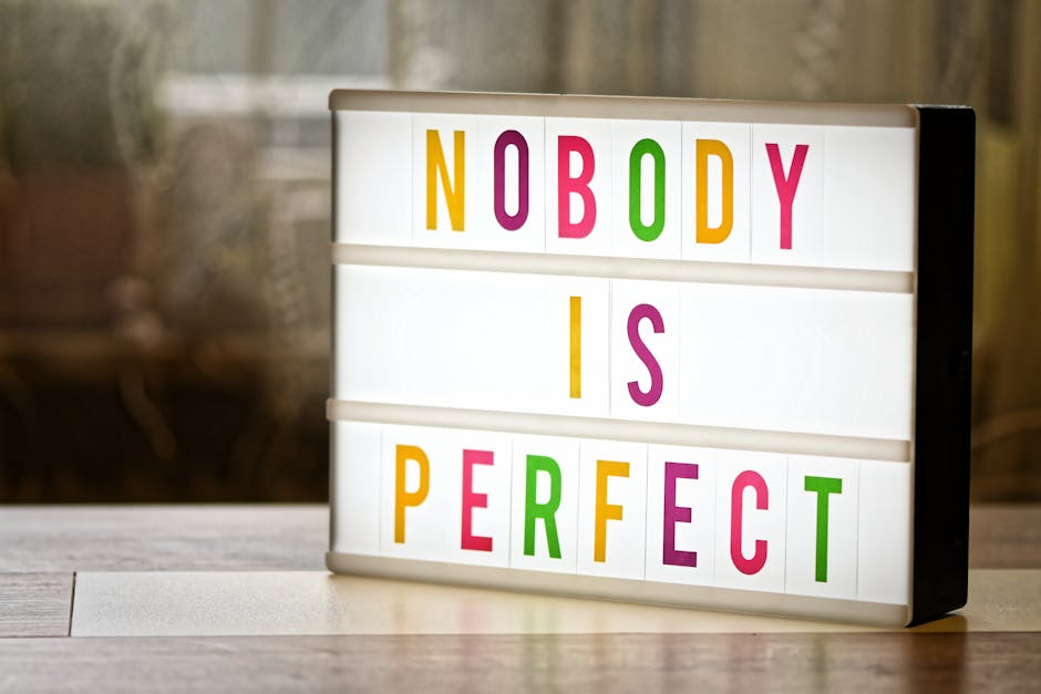 napis nobody is perfect